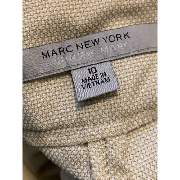 Marc New York cream beige wide legs  pants size 10 - Picture 3 of 9